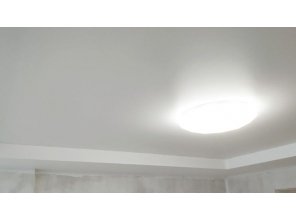 Монтаж потолка в спальне 7 м2 с использованием пленки VIPCEILING серии MONLANGE S9020 (2.60)