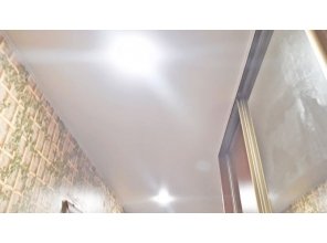 Монтаж потолка в коридоре 5 м2 с использованием пленки VIPCEILING серии MONLANGE M9001 (2.15)