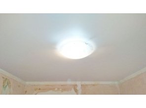 Монтаж потолка в детской 9 м2 с использованием пленки VIPCEILING серии MONLANGE M9001 (2.60)