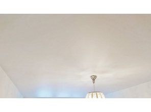 Монтаж потолка для зала 17 м2 с использованием пленки VIPCEILING серии MONLANGE M9001 (3.25)