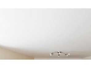 Монтаж потолка в гостиной 17 м2 с использованием пленки VIPCEILING серии MONLANGE M9001 (3.25)