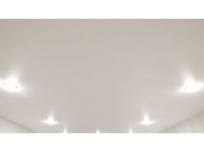 Монтаж потолка для зала 17 м2 с использованием пленки VIPCEILING серии MONLANGE M9001 (3.25)