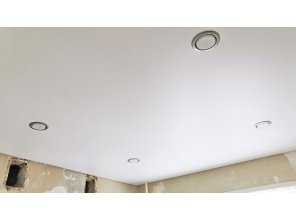 Монтаж потолка на кухне 6 м2 с использованием пленки VIPCEILING серии MONLANGE S9020 (2.60)