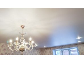 Монтаж потолка для зала 20 м2 с использованием пленки VIPCEILING серии MONLANGE M9001 (3.50)