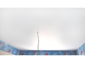 Монтаж потолка в детской 8 м2 с использованием пленки VIPCEILING серии MONLANGE S9020 (3.50)