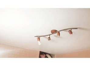 Монтаж потолка в коридоре 6 м2 с использованием пленки VIPCEILING серии MONLANGE S9020 (2.60)