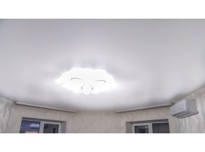 Монтаж потолка для зала 25 м2 с использованием пленки VIPCEILING серии MONLANGE S9020 (4.35)