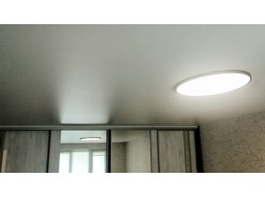 Монтаж потолка для зала 18 м2 с использованием пленки VIPCEILING серии MONLANGE M9001 (4.00)