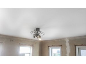 Монтаж потолка для зала 16 м2 с использованием пленки VIPCEILING серии MONLANGE M9001 (4.00)