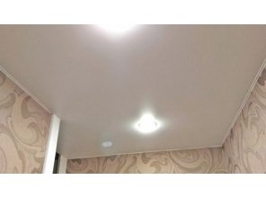 Монтаж потолка в коридоре 3 м2 с использованием пленки VIPCEILING серии MONLANGE M9001 (2.15)