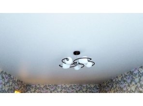 Монтаж потолка для зала 17 м2 с использованием пленки VIPCEILING серии MONLANGE M9001 (3.25)