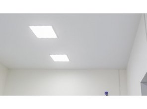 Монтаж потолка в офисе 36 м2 с использованием пленки VIPCEILING серии MONLANGE M9001 (4.90)