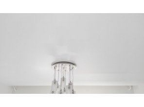 Монтаж потолка на кухне 9 м2 с использованием пленки VIPCEILING серии MONLANGE M9001 (3.25)