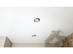 Монтаж потолка в ванной 4 м2 с использованием пленки VIPCEILING серии MONLANGE L9001 (2.15)
