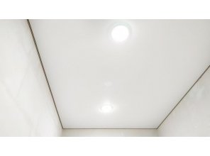 Монтаж потолка в прихожей 2 м2 с использованием пленки VIPCEILING серии MONLANGE M9001 (2.15)