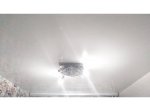 Монтаж потолка в детской 12 м2 с использованием пленки VIPCEILING серии MONLANGE L9001 (3.25)