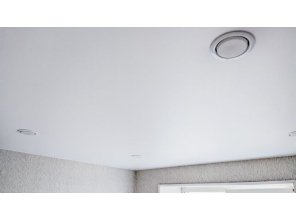 Монтаж потолка на кухне 6 м2 с использованием пленки VIPCEILING серии MONLANGE M9001 (2.60)