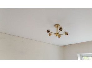 Монтаж потолка в спальне 10 м2 с использованием пленки VIPCEILING серии MONLANGE S9020 (3.25)