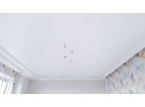 Монтаж потолка в детской 9 м2 с использованием пленки VIPCEILING серии MONLANGE S9020 (2.60)