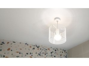 Монтаж потолка в ванной 3 м2 с использованием пленки VIPCEILING серии MONLANGE M9001 (2.15)