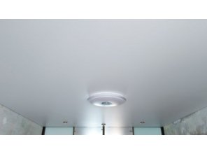 Монтаж потолка для зала 15 м2 с использованием пленки VIPCEILING серии MONLANGE M9001 (3.25)