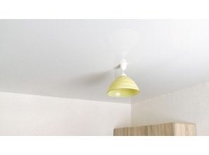 Монтаж потолка в спальне 10 м2 с использованием пленки VIPCEILING серии MONLANGE L9001 (2.60)