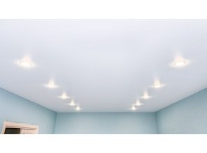 Монтаж потолка в детской 25 м2 с использованием пленки VIPCEILING серии MONLANGE M9001 (3.50)