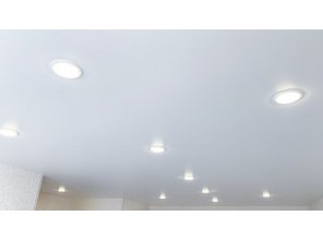 Монтаж потолка для зала 19 м2 с использованием пленки VIPCEILING серии MONLANGE S9020 (4.00)