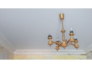 Монтаж потолка в спальне 12 м2 с использованием пленки VIPCEILING серии MONLANGE M9001 (2.60)