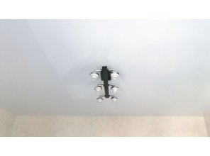 Монтаж потолка на кухне 6 м2 с использованием пленки VIPCEILING серии MONLANGE S9020 (3.25)