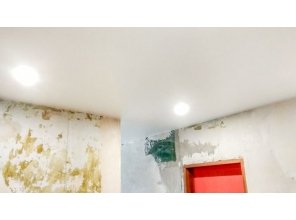 Монтаж потолка в квартире 15 м2 с использованием пленки VIPCEILING серии MONLANGE S9020 (3.50)