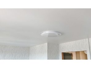 Монтаж потолка для зала 18 м2 с использованием пленки VIPCEILING серии MONLANGE S9020 (3.50)