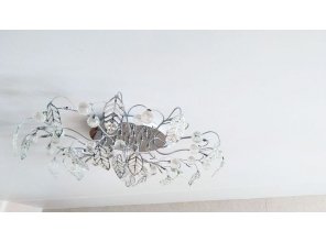 Монтаж потолка в гостиной 17 м2 с использованием пленки VIPCEILING серии MONLANGE M9001 (3.50)