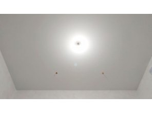 Монтаж потолка в ванной 9 м2 с использованием пленки VIPCEILING серии MONLANGE M9001 (3.50)