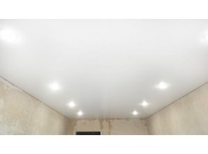 Монтаж потолка для зала 17 м2 с использованием пленки VIPCEILING серии MONLANGE S9020 (3.50)