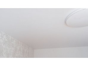 Монтаж потолка в квартире 34 м2 с использованием пленки VIPCEILING серии MONLANGE S9020 (3.25)