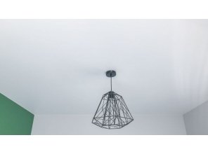 Монтаж потолка в спальне 9 м2 с использованием пленки VIPCEILING серии MONLANGE M9001 (3.25)