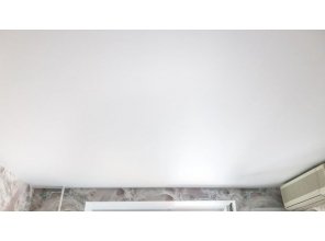 Монтаж потолка в спальне 12 м2 с использованием пленки VIPCEILING серии MONLANGE M9001 (3.25)