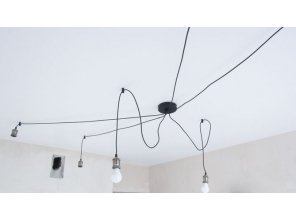 Монтаж потолка на кухне 6 м2 с использованием пленки VIPCEILING серии MONLANGE M9001 (3.25)