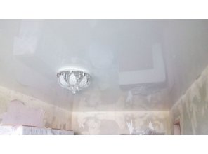 Монтаж потолка для зала 17 м2 с использованием пленки VIPCEILING серии MONLANGE L9001 (3.25)