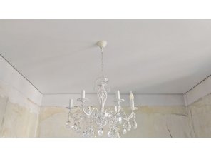 Монтаж потолка на кухне 9 м2 с использованием пленки VIPCEILING серии MONLANGE S9020 (2.60)