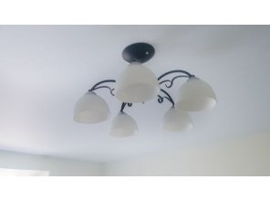 Монтаж потолка для зала 18 м2 с использованием пленки VIPCEILING серии MONLANGE M9001 (4.35)