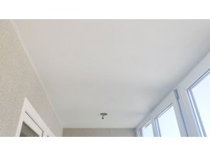 Монтаж потолка в квартире 3 м2 с использованием пленки VIPCEILING серии MONLANGE M9001 (3.50)