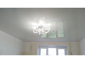 Монтаж потолка для зала 17 м2 с использованием пленки VIPCEILING серии MONLANGE L9001 (3.50)