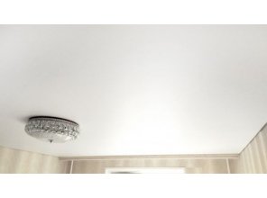 Монтаж потолка в спальне 13 м2 с использованием пленки VIPCEILING серии MONLANGE S9020 (3.25)