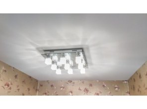 Монтаж потолка в прихожей 5 м2 с использованием пленки TS60001 (4.20)