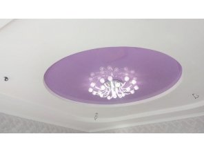 Монтаж потолка для зала 5 м2 с использованием пленки VIPCEILING серии MONLANGE L9193 (3.50)