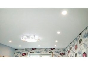 Монтаж потолка в детской 13 м2 с использованием пленки VIPCEILING серии MONLANGE M9001 (3.50)