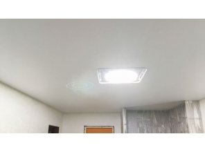 Монтаж потолка в спальне 15 м2 с использованием пленки VIPCEILING серии MONLANGE M9001 (3.25)