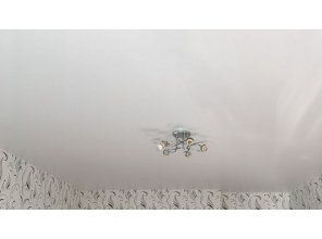 Монтаж потолка в спальне 18 м2 с использованием пленки VIPCEILING серии MONLANGE S9020 (3.50)